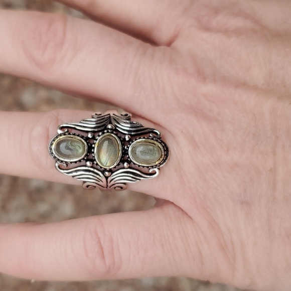 New Labradorite 925 Silver Ring. - Picture 5 of 16